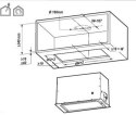 Okap podszafkowy do zabudowy ELICA LANE BL/A/72 PRF0165834 (WYPRZEDAŻ)