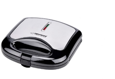 Opiekacz do kanapek Esperanza ASIAGO EKT011 (1000W; kolor czarno-srebrny) Opiekacz do kanapek Esperanza ASIAGO EKT011 (1000W; kolor czarno-srebrny)