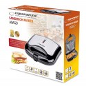 Esperanza Opiekacz do kanapek Esperanza ASIAGO EKT011 (1000W; kolor czarno-srebrny)