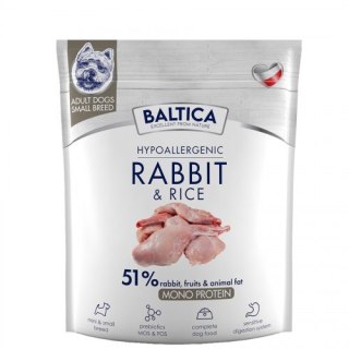 BALTICA BALTICA NUTRACEUTIC Hypoallergenic Rabbit & Rice XS / S 1kg
