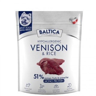 BALTICA BALTICA NUTRACEUTIC Hypoallergenic Venison & rice XS / S 1kg