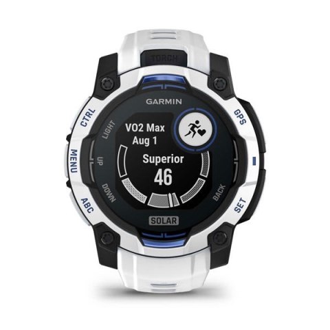 Garmin Smartwatch GARMIN Instinct 3 45mm SOLAR Whitestone
