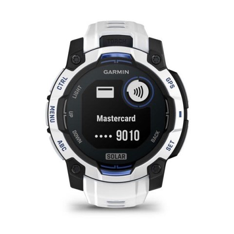 Garmin Smartwatch GARMIN Instinct 3 45mm SOLAR Whitestone