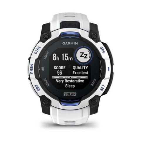 Garmin Smartwatch GARMIN Instinct 3 45mm SOLAR Whitestone