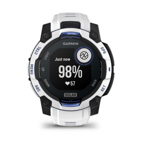 Garmin Smartwatch GARMIN Instinct 3 45mm SOLAR Whitestone