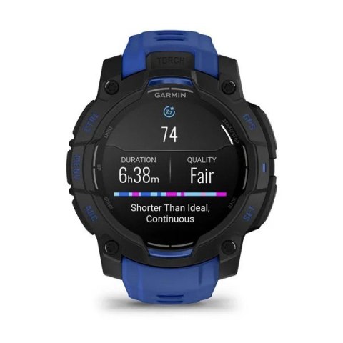Garmin Smartwatch GARMIN Instinct 3 AMOLED 45mm Black/Bolt Blue