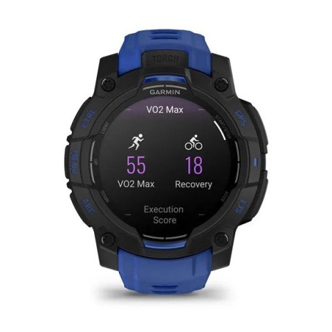 Garmin Smartwatch GARMIN Instinct 3 AMOLED 45mm Black/Bolt Blue