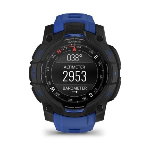 Garmin Smartwatch GARMIN Instinct 3 AMOLED 45mm Black/Bolt Blue