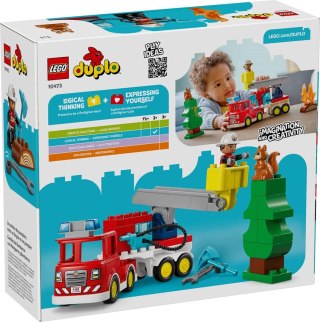Lego LEGO DUPLO TOWN 10473 Wóz strażacki z wężem i strażakiem