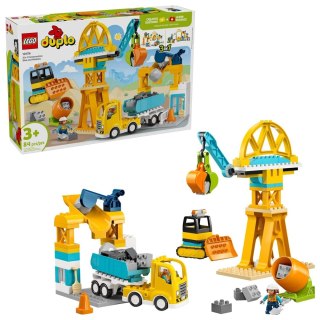 Lego LEGO DUPLO TOWN 3w1 10476 Plac budowy i pojazdy