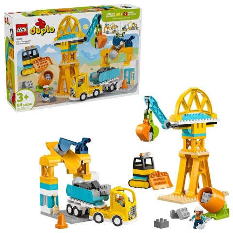 Lego LEGO DUPLO TOWN 3w1 10476 Plac budowy i pojazdy