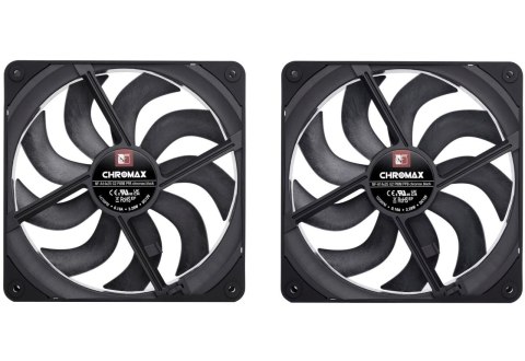 Noctua Wentylator NOCTUA 140mm NF-A14x25 G2 PWM Sx2 PP chromax black