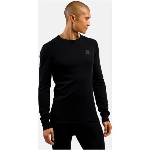 Odlo Koszulka męska Odlo BL TOP crew neck l/s ACTIVE WARM ECO roz. M Czarna