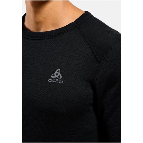 Odlo Koszulka męska Odlo BL TOP crew neck l/s ACTIVE WARM ECO roz. M Czarna