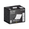 V-TAC Projektor oprawa elewacyjna V-TAC 17W LED czujnik ruchu czarna IP65 VT-11020S 4000K 2520lm
