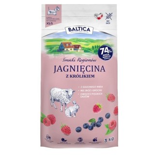 BALTICA BALTICA SMAKI REGIONÓW Jagnięcina z królikiem XS / S 3kg
