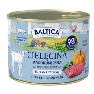 BALTICA BALTICA SMAKI REGIONÓW Kot dorosły Cielęcina 185g