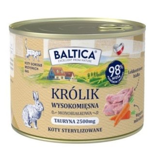 BALTICA BALTICA SMAKI REGIONÓW Kot dorosły Królik 185g