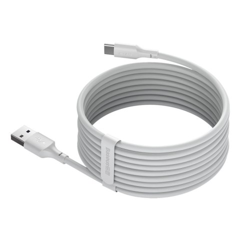 Baseus BASEUS KABEL USB/USB-C SIMPLE WISDOM, 40W, 5A, 1.5M BIAŁY