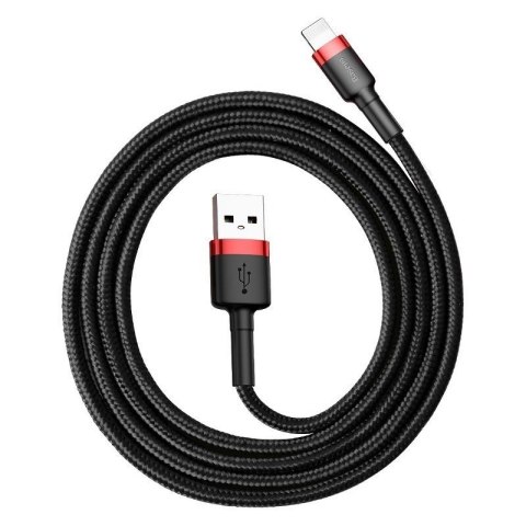 Baseus Kabel Baseus CALKLF-C19 (Lightning M - USB 2.0 M; 2m; kolor czarno-czerwony)