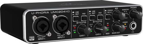 Behringer Behringer UMC204HD - Interfejs audio USB (WYPRZEDAŻ)