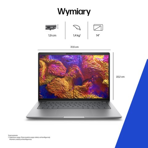 Hewlett-Packard HP ZBook 8 G1ak 14 Ryzen AI 7 PRO 350 14.0"WQXGA 120Hz 500nits AG 32GB DDR5 5600 SSD1TB Radeon 860M Cam IR 5 MPx 62Wh W11Pro 3Y 