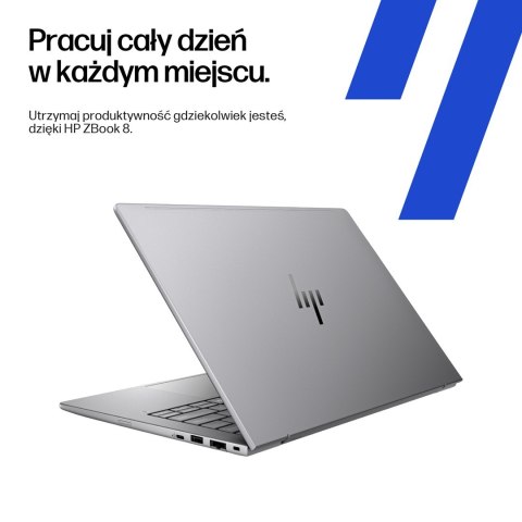 Hewlett-Packard HP ZBook 8 G1ak 14 Ryzen AI 7 PRO 350 14.0"WQXGA 120Hz 500nits AG 32GB DDR5 5600 SSD1TB Radeon 860M Cam IR 5 MPx 62Wh W11Pro 3Y 