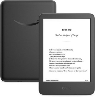 KINDLE Ebook New Kindle (11th Generation) - 2024 release 6" glare-free 16GB Wi-Fi (Ad-supported) Black (WYPRZEDAŻ)