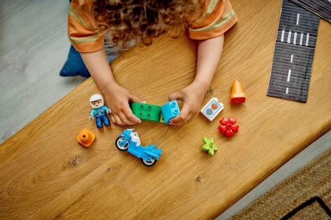 Lego LEGO DUPLO TOWN 10471 Niebieski motocykl policyjny