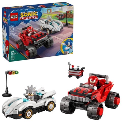 Lego LEGO Sonic 77118 Srebrny samochód vs. monster car Knucklesa