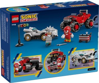 Lego LEGO Sonic 77118 Srebrny samochód vs. monster car Knucklesa
