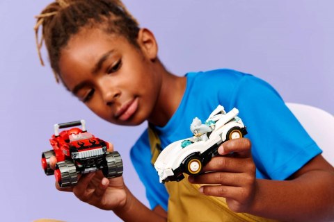 Lego LEGO Sonic 77118 Srebrny samochód vs. monster car Knucklesa