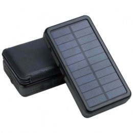 PowerNeed POWERNEED SKŁADANY PANEL SOLARNY Z POWER BANKIEM PV 9W 20000MAH LI-POLY 2X USB 2A CZARNY ES20000B