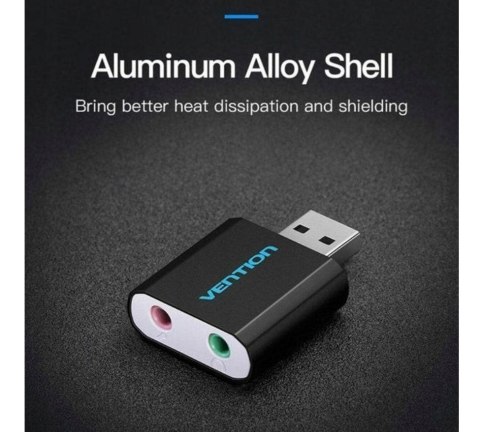 Vention Zewnętrzna karta dźwiękowa USB Vention