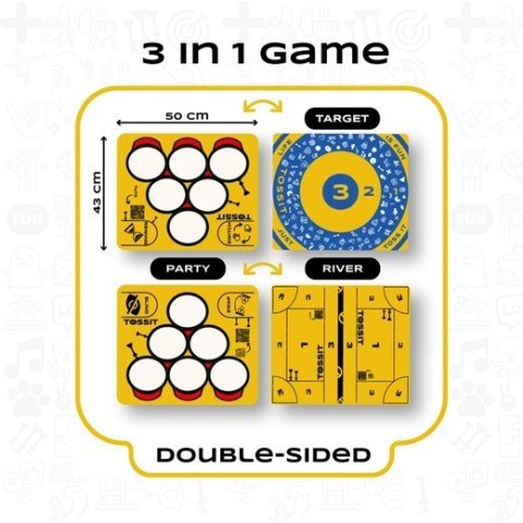 ART & POLLO OU Gra TOSSIT Plansza Imprezowa