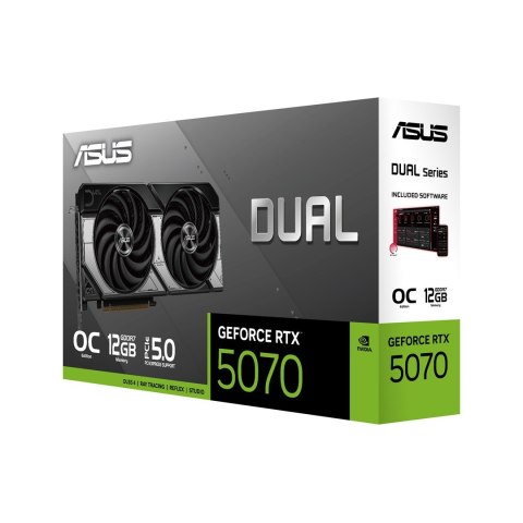ASUS Karta graf. ASUS DUAL RTX 5070 12GB OC (WYPRZEDAŻ)