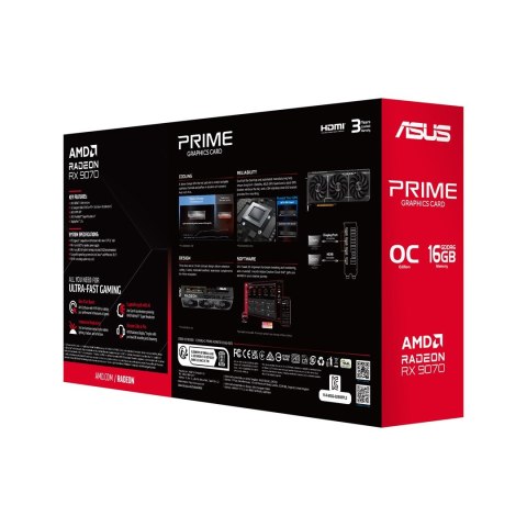 ASUS Karta graf. ASUS PRIME RX9070 O16G EVO (WYPRZEDAŻ)
