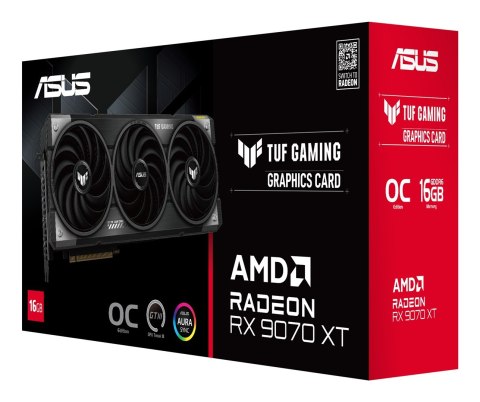 ASUS Karta graf. ASUS TUF RX9070XT O16G GAMING (WYPRZEDAŻ)