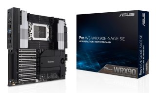 ASUS Płyta główna Asus Pro WS WRX90E-SAGE SE 1x sTR5 AMD ryzen Threadripper PRO 7000 SoC (8x DIMM, 4x SATA, 2x SlimSAS, 4xM.2, 2x10Gb