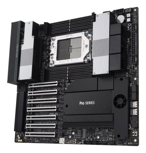 ASUS Płyta główna Asus Pro WS WRX90E-SAGE SE 1x sTR5 AMD ryzen Threadripper PRO 7000 SoC (8x DIMM, 4x SATA, 2x SlimSAS, 4xM.2, 2x10Gb