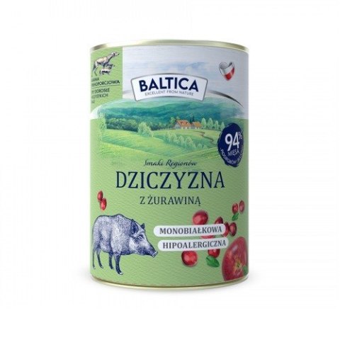 BALTICA BALTICA SMAKI REGIONÓW Dziczyzna z żurawiną 400g