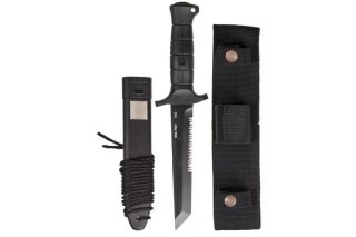 MIL-TEC Nóż Mil-Tec German Combat Knife Black 2000 stal 440