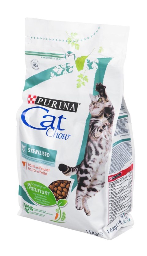PURINA NESTLE PURINA CAT CHOW Sterilized 1,5kg (WYPRZEDAŻ)