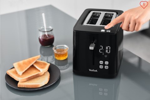 Tefal Toster Tefal TT640810 (850W; kolor czarny) (WYPRZEDAŻ)