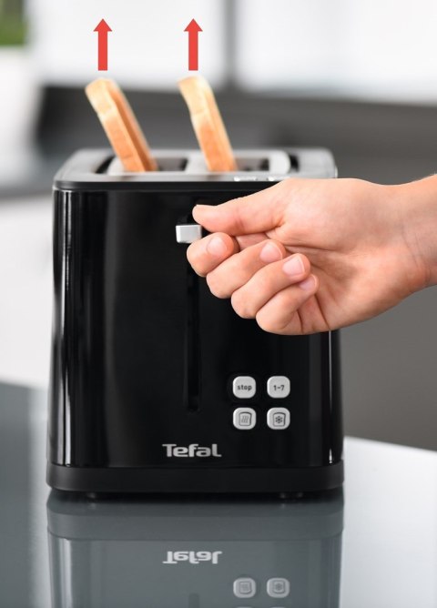 Tefal Toster Tefal TT640810 (850W; kolor czarny) (WYPRZEDAŻ)