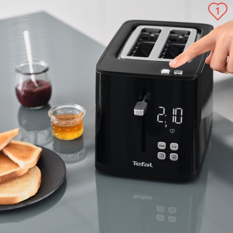 Tefal Toster Tefal TT640810 (850W; kolor czarny) (WYPRZEDAŻ)