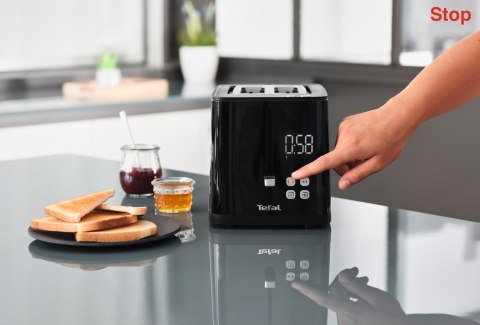 Tefal Toster Tefal TT640810 (850W; kolor czarny) (WYPRZEDAŻ)