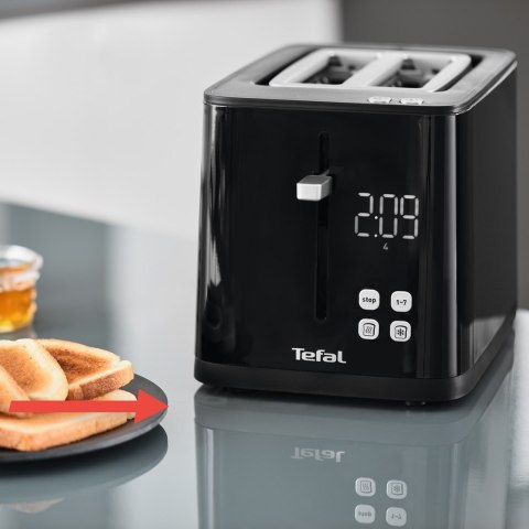 Tefal Toster Tefal TT640810 (850W; kolor czarny) (WYPRZEDAŻ)