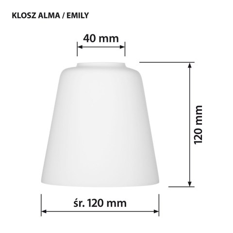 Activejet Lampa wisząca Activejet AJE-ALMA 3P E27 3x40W (WYPRZEDAŻ)