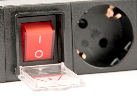 GEMBIRD GEMBIRD LISTWA ZASILAJĄCA RACK 19" PDU EG-PDU-014 1U, 16A, 8X SCHUKO, KABEL 3M